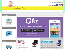 Tablet Screenshot of newbabycity-online.com